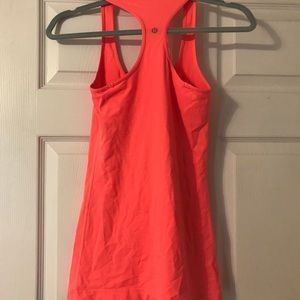 Lululemon Cool Racerback Tank! Neon Peach!